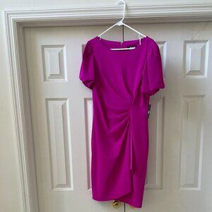NWT--DKNY hot pink/fuchsia dress